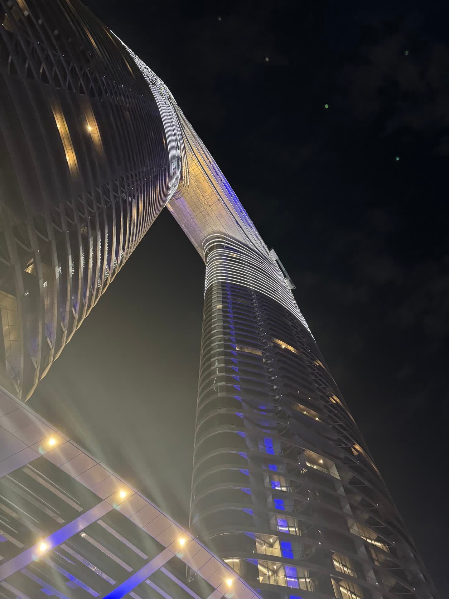 Dubai's built environment is part of the experience: towers, hotels, restaurants and the streets between them.