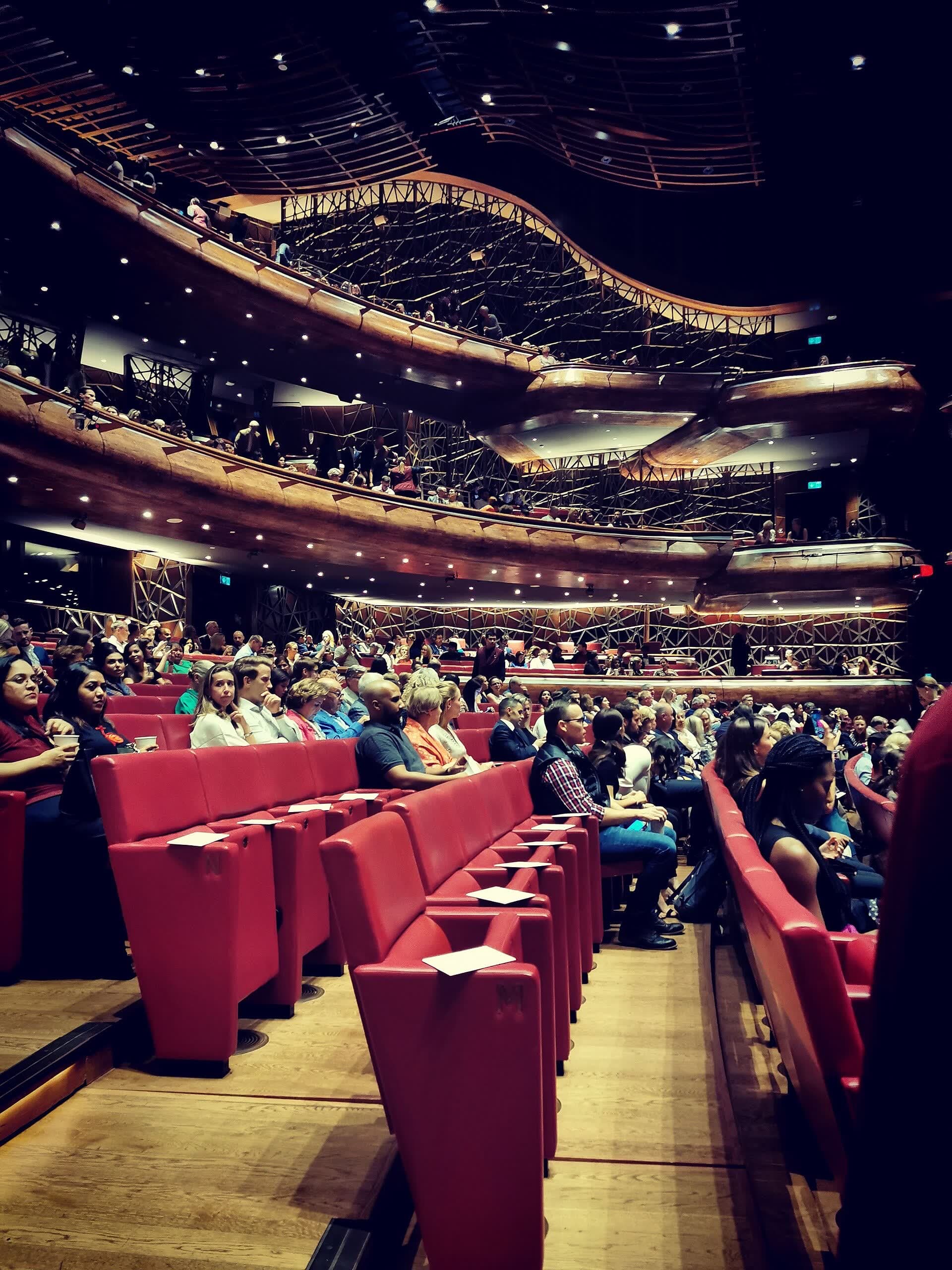 The auditorium inside Dubai Opera