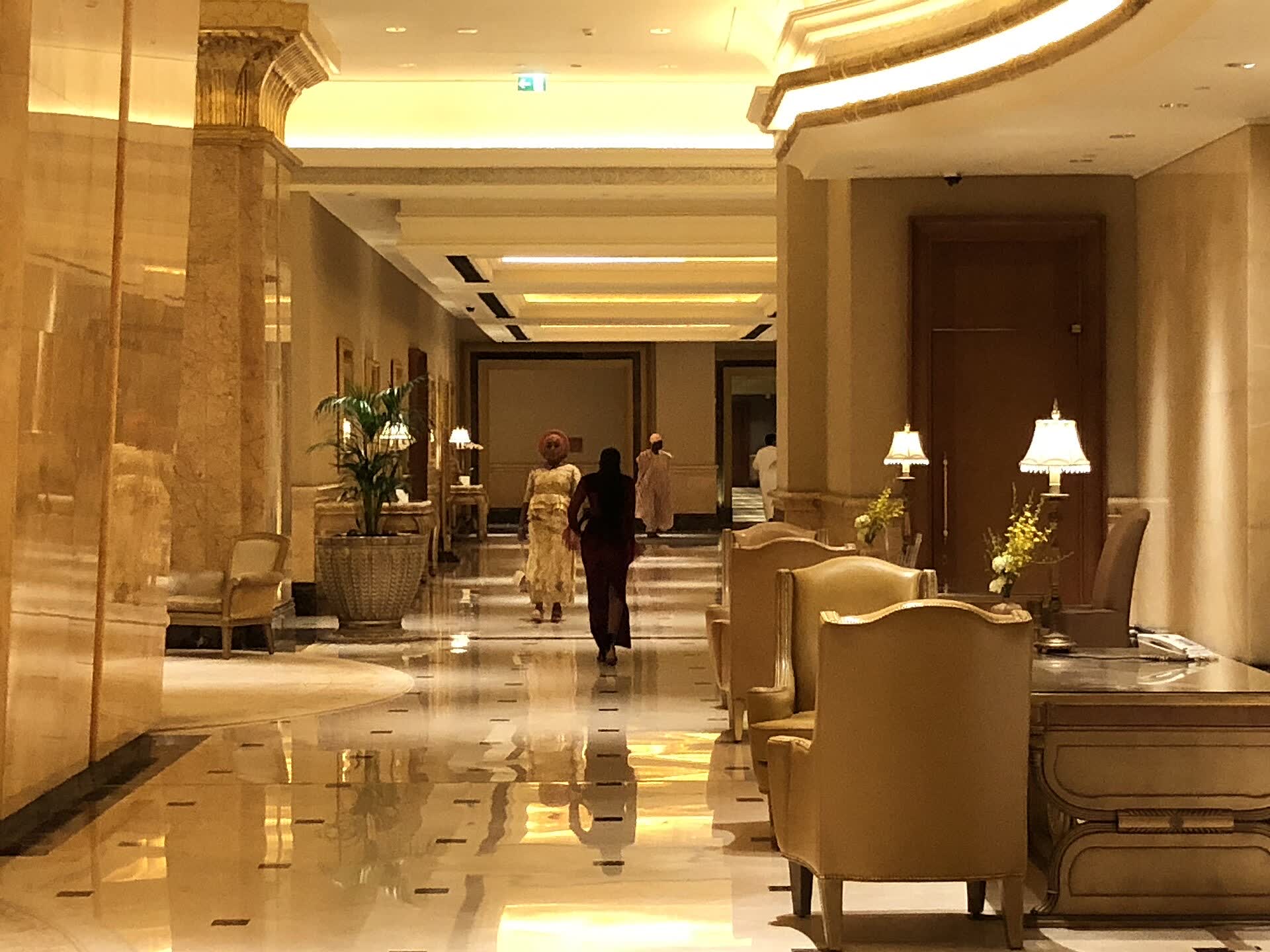 Emirates Palace interior, the venue for the Royal Pet Festival